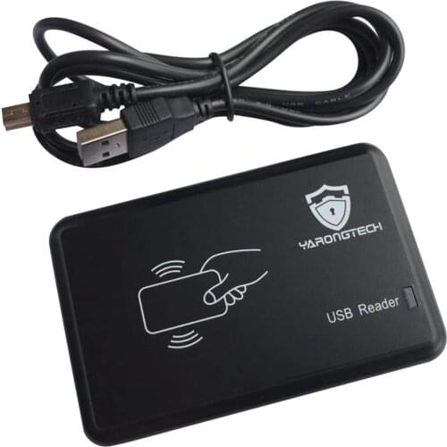 High Quality 13.56MHZ New Security Black RFID USB IC MIFARE Card Reader