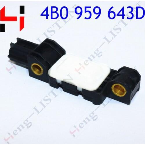 High Quality SRS Crash Impact Sensor Fits For A U D I 2004-2010 A3 A8 R8 S3 S8 4B0959643D 011244040805