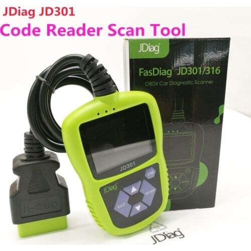 Top Quality JDiag JD301 OBD2 Scanner Automotive Engine Fault Code Reader CAN Diagnostic Scan Tool