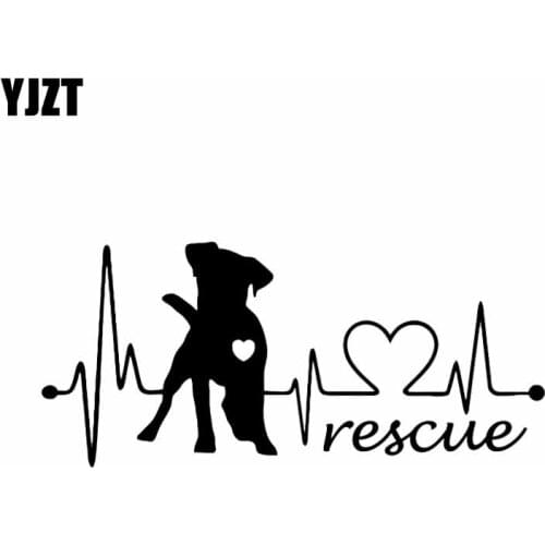 YJZT 20CM*9CM Jack Russel Terrier Dog Vinyl Fashion Decoration Car Sticker Black/Silver C2-3319