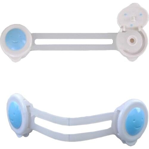 24pcs/lot Long Design Drawer Lock Baby Safety Lock Infant Door and Drawer Baby Safe Lock Finger Protector