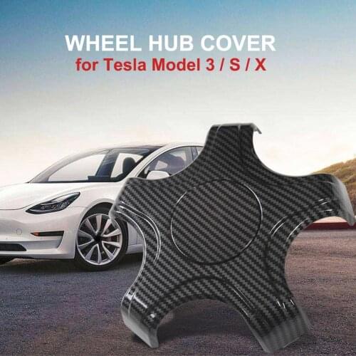 4 Pcs Suitable for Tesla Model3 hub center cover car wheel logo five-claw protective cover modified accessories