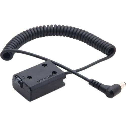 Promotion--Np-Fw50 Dummy Battery Pack Coupler Adapter With Dc Male Connector Power Coiled Cable For Sony A7 Mark Ii A6300 A600
