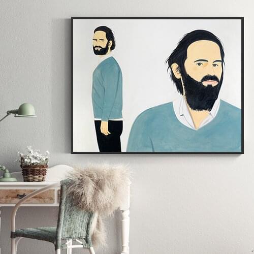 Alex Katz Abstract Figure Canvas Painting Aesthetic Poster And Print Wall Art Pictures For Living Room Aisle Studio Modern Decor