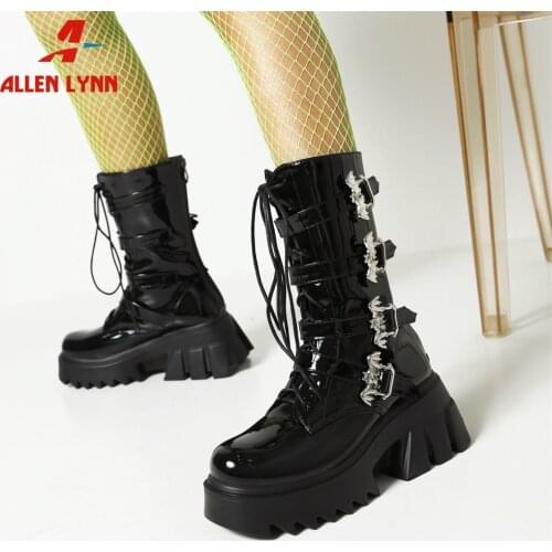 Женские высокие сапоги ALLEN·LYNN China At AliExpress