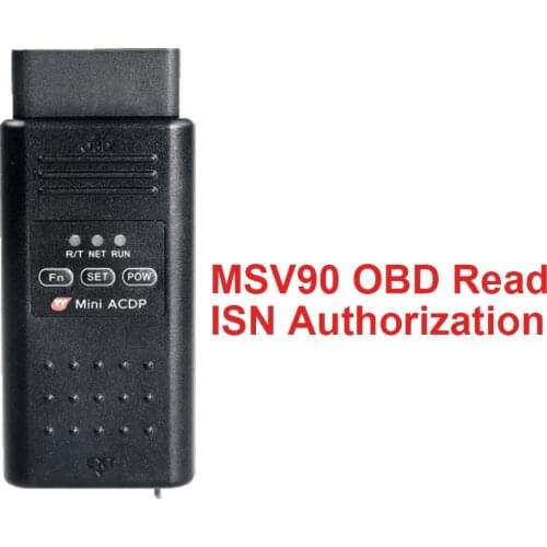 B48 & MSV90 ISN Reading via OBD Authorization for Yanhua Mini ACDP