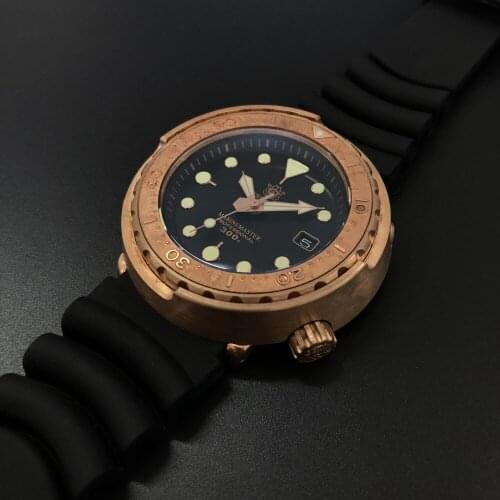 2021 New CUSN8 Bronze Watch NH35 Automatic Dive Watch 30ATM CeramiC Bezel Mens Water Resistance Watch