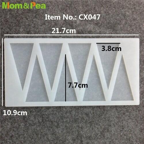 CX047 8-Trigon Silicone Mold Chocolate Ornamental Fondant Mould Cake Decoration Tools