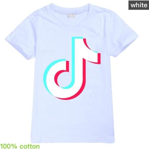 Kids Tops Boys and Girls Tik Tok Short Sleeve T-shirt summer clothes for toddler girls kids Clothes