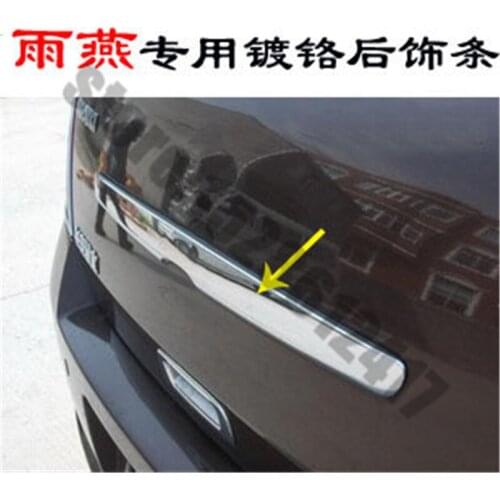 For Suzuki Swift Car styling ABS CHROME STAINLESS STEEL TAILGATE BOOT REAR DOOR GRAB HANDLE TRIM COVER