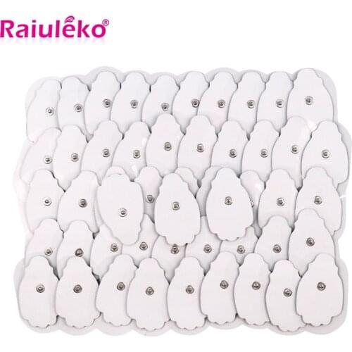 50/100 Pcs Gel Electrode Pads Self Adhesive Patch Replacement Apply For TENS Acupuncture Machine Electric Digital Body Massager