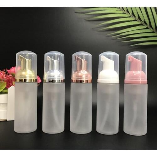 1PC Matte Transparent Plastic Foaming Bottle Soap Mousses Liquid Dispenser empty Shampoo Lotion Bottling Foam refillable Bottles