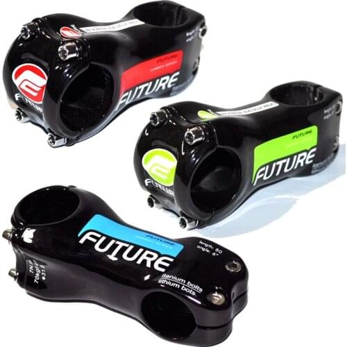 FUTURE carbon road bicycle stem road bike MTB cycling parts stem 31.8 * 80/90/100/110/120mm angle 6