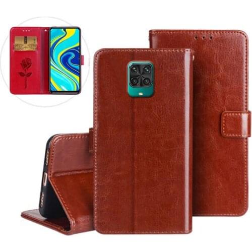 Flip Leather Cover For Xiaomi Poco M2 Pro Case PU Wallet Stand Capa For Pocophone M2 Pro Case Fashion Phone Protective Shell Bag