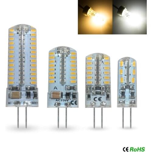 10PCS Mini G4 LED Corn Lamp DC12V AC220V COB Light Bulbs 3W 5W 9W 12W 360° Beam Angle LED Light Chandelier Light For Home Decor