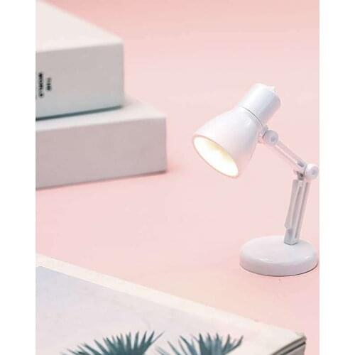 Mini Reading Lamp Adjustable Folding Reading Light Eye Protection Table Lamp For Home Room Warm Night Light Laptop Desk Lights