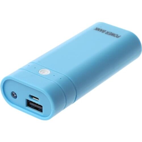 Mini USB Port 2x 18650 Battery Charger Holder Power Bank Box Shell Case DIY Kit