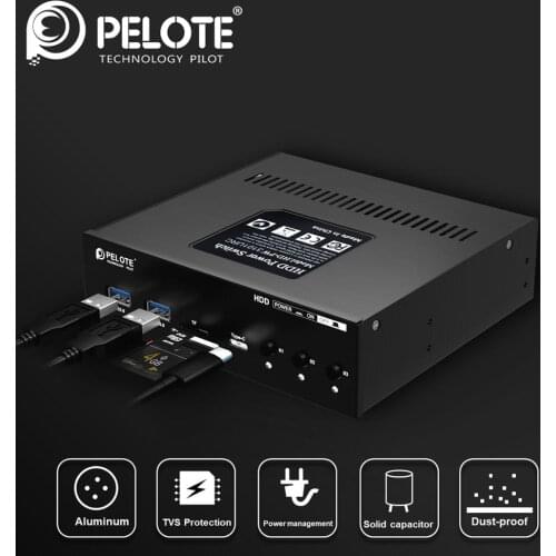 Multifunction HDD SSD Power switcher Type C +2 USB3.0 + SD /TF Card Reader More hard disk system control switch (PC CD-ROM Slot