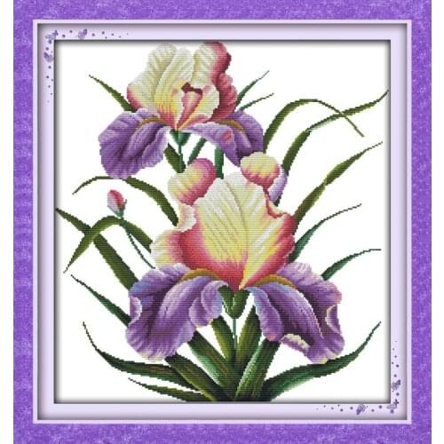 Joy Sunday Remain Fragrance DMC Cross Stitch Kits Embroidery Needlework 11&14CT DIY Cross Stitch on Canvas Chinese Embroidery