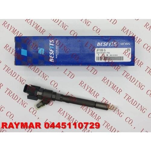 Genuine common rail injector 0445110290, 0445110729 for 33800-27900, 33800-27900X, 33800-27900Y