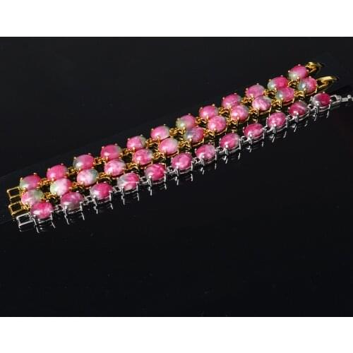 Authentic A cargo Taiwan peach yu bracelet colorful red red money fashion female models egg-shaped bracelet wrist style