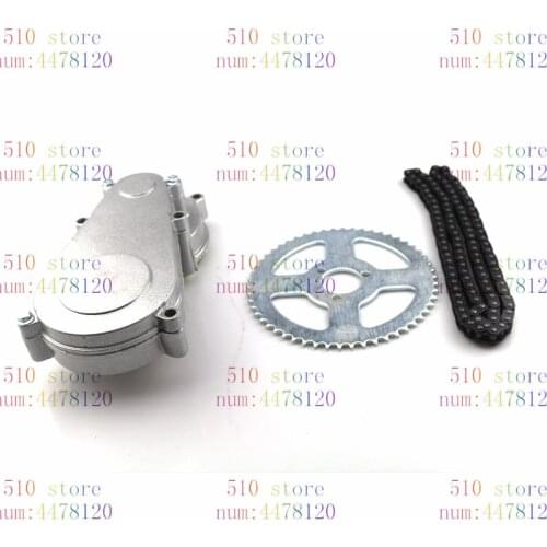 47cc 49cc pocket bike liya front gearbox transmission gear box mini moto atv with t8f chain and Chain plate 2 stroke engine part