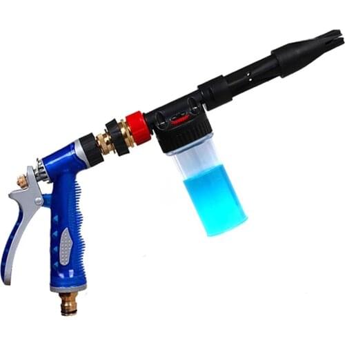 Detachable High Pressure Water Spray Gun Car Wash Foam Pot Garden Hose Nozzle Water Jet Cleaning Tool garden Watering Irrigation