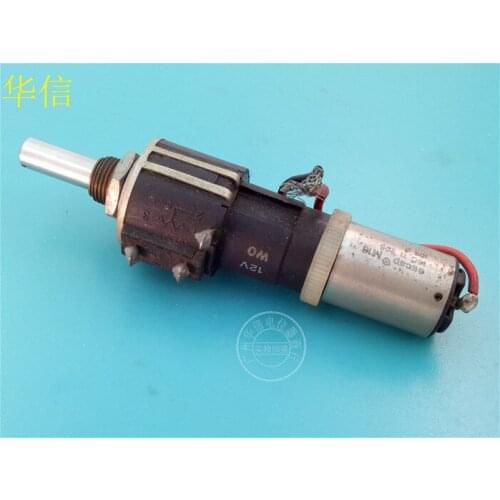 [VK] Used Swiss CONTELEC SSP-22 100K multi-turn potentiometer with 12V motor switch