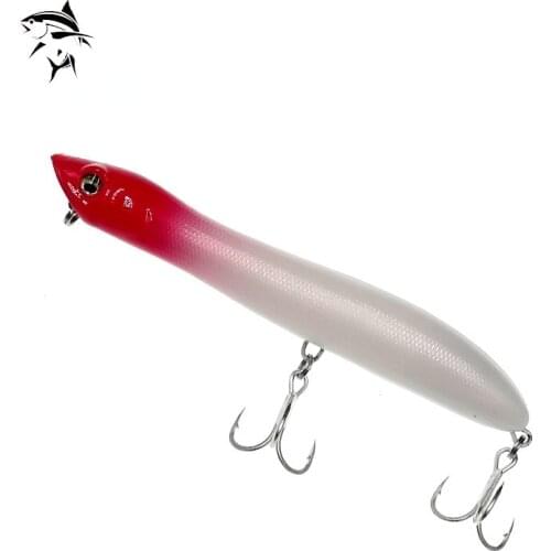 Snake-Head Popper Fishing Lure 12.5cm 20g Top Water Pencil Bait 1Pcs/Lot Bass Artificial Bait Fishing Lure 2020