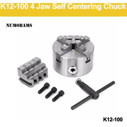K12-100 4 jaw chuck/100MM manual lathe chuck/4-Jaw Self-centering Chuck