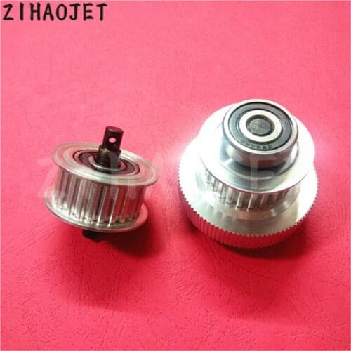 Wide Format printer Wit-color 2000 3000 9200 Tower pulley 100:25 teeth Witcolor Xaar 382 print Head Driven motor Gear 1pc 1set