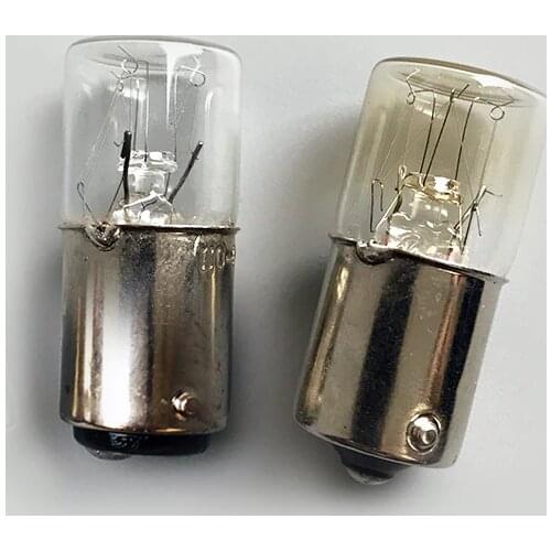 220V 110V 24V 5W 10W B15 Alarm Indicator Light Lamp for Machine Tools Bayonet Instrument Signal Bulb 10pcs