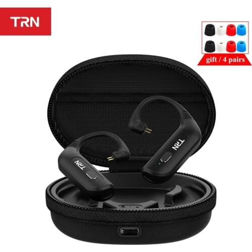 TRN BT20S PRO Bluetooth 5.0 Ear Hook With Charging Box Aptx/AAC/SBC Earphone Cable Adapter MMCX/2Pin Connector For TRN V90 VX X7