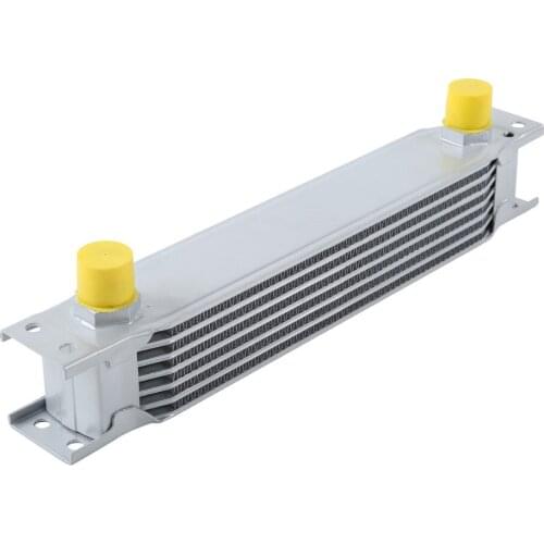 Motorcycle Universal 7Row 10AN Engine Transmission Racing Oil Cooler Aluminum