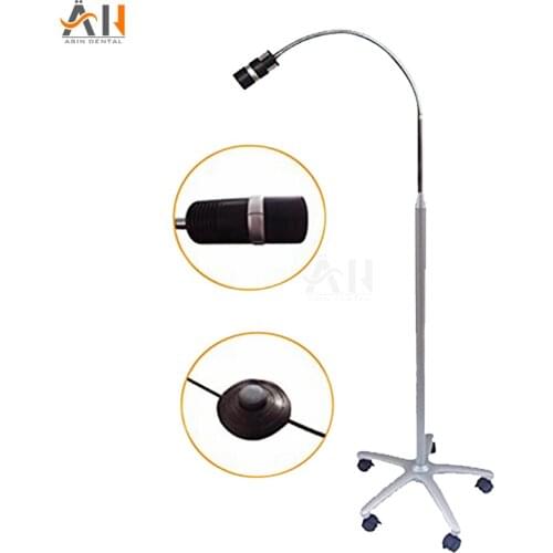 7W Mobile Surgical Medical Exam Light LED Examination Lamp Surgery Foot Switch