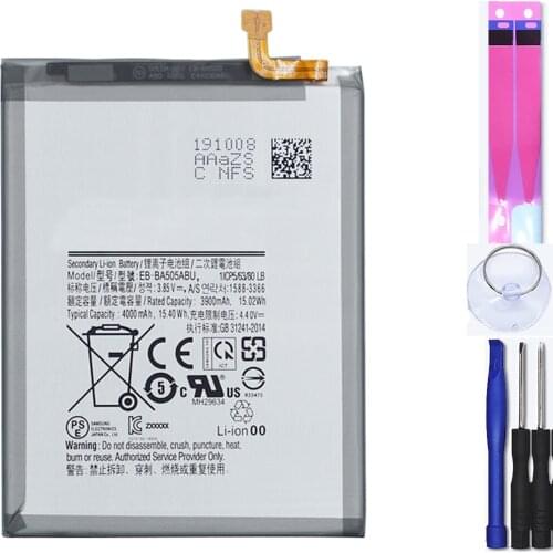 Internal battery for Samsung Galaxy A50 A30 A20 A505F, Original Mpn Eb-Ba505Abu