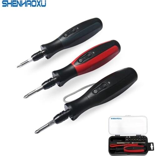 Cordless Electric Screwdriver 2000Mah Rechargeable Battery Power Tools Set Manual And Automatic Double LED Repair Tools 3.6V