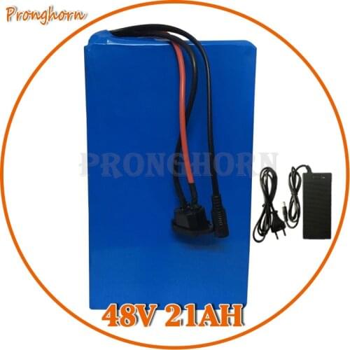 Free Customs Tax 48V 20AH Electric Bicycle lithium Scooter Battery 2000W Power Li-ion Battery PVC case 50A BMS 54.6V 2A Charger