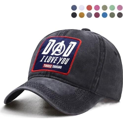 Dad I Love You Baseball Cap Daddy Solid Trucker Snapback Bone Hat Harajuku Casquette Woman Ponytail Berets Cap Gorras Sun Shade