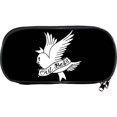 Lil Peep Pencil Case School Supplies For Kids Stationery 3D Hellboy Print Boy Storage Pouch Girl Makeup Bags Mochila