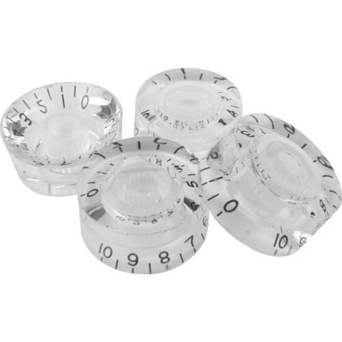 FLEOR 4pcs Left Handed Knobs Guitar Tone Volume Speed Control Knobs for LP Style Guitar Parts