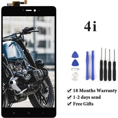 Good quality For Mi 4i lcd with touch screen for mobile phone display No dead pixel Assembly replacement 5 inch BLACK