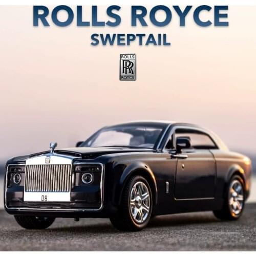 1/24 Rolls-Royce Sweptail Lengthened Limousine Alloy Car Model Diecasts Metal Toy Car Model Simulation Collection Kids Toy Gift