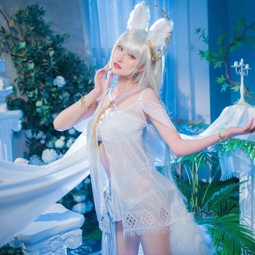 Customize Arknights SNIPER Platinum Cosplay Costumes Sexy Costume Woman Full Set Sexy Jumpsuits Swimsuit Women Cloak Dress Up