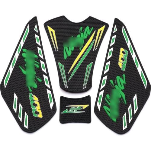 For Kawasaki NINJA 400 NINJA400 Tank Pad Gas Tank Traction Pads Fuel Tank Grips Side Stickers Knee Grips Protectors Decal