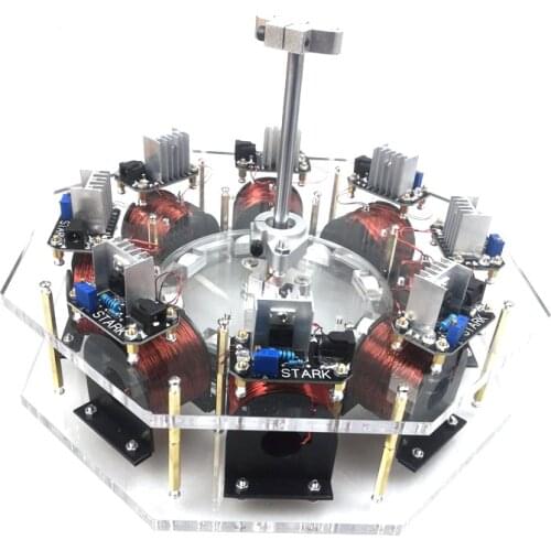 Cool!Brushless motor, disc motor, high power motor, large Bedini motor pseudo perpetual motion machine
