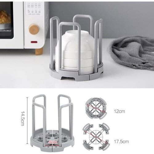 Kitchen Bowl Holder Rack organizer metal Putting Bowl Racks Cups Drain Water Drying kitchen convenience storages Racks shelf