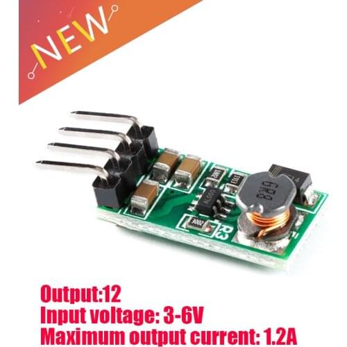 Mini DC-DC 3.3V 3.7V 4.5V 5V to 12V Step Up Boost Converter Module for Smart Home