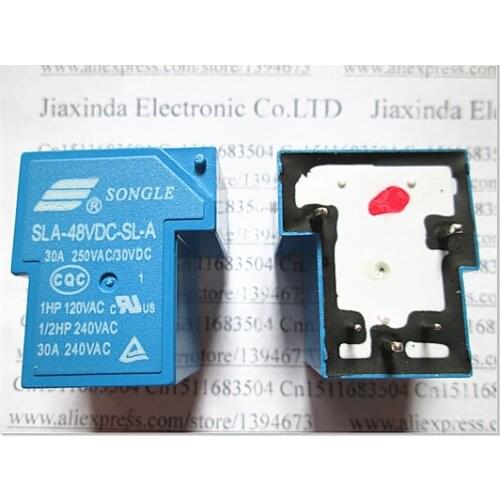 NEW relay SLA-48VDC-SL-A SLA-48VDCSLA SLA48VDC 48VDC 30A 250VAC T90 48V DC48V SONGLE DIP5