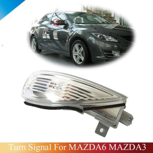 Kamshing Geniune Rearview Mirror Reflector Lamps Flash Light Bump Light Turn Signal GV7D-69-182 GV7D-69-122 For MAZDA6 MAZDA3
